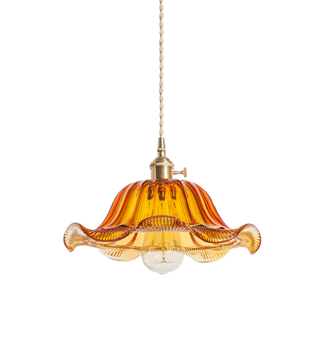 Oppland Brown Glass Pendant (250mm)